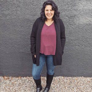 A New Day Black Knit Sweater